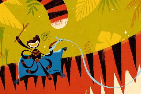 Anansi de spin en de gulzige Tijger (3+) - Vanaf2 Producties 