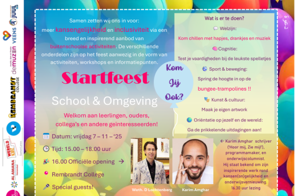 Startfeest School & Omgeving!