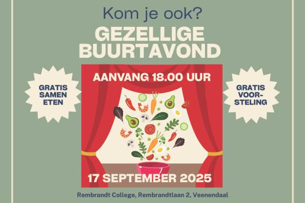 Gezellige buurtavond Franse Gat