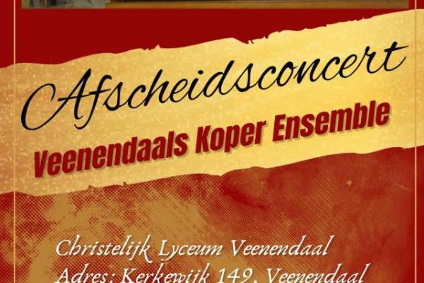 Afscheidsconcert Veenendaals Koper Ensemble