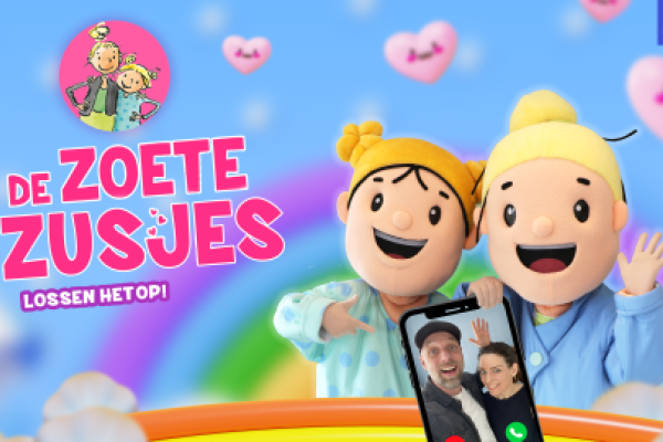 De Zoete Zusjes – Lossen het op (3+) - Saar, Janna en bekenden