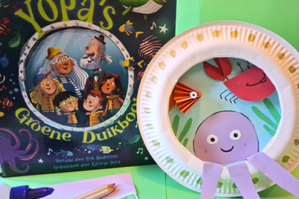 DIY Knutseltafel: Yopa's groene duikboot
