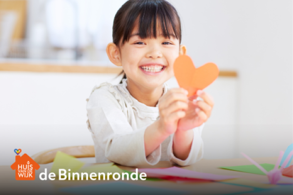 Binnenronde: Valentijnshart knutselen