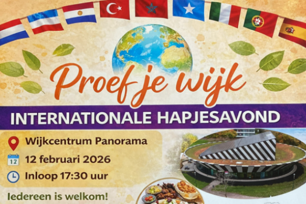 Proef je wijk: internationale hapjesavond