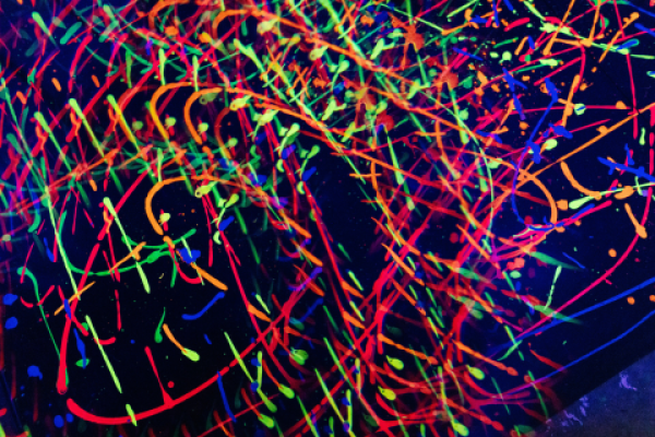 Glow-in-the-Dark kunst maken (volwassenen)