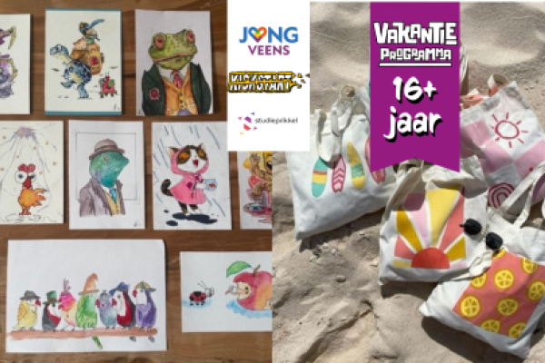 Creative Lab: Beachbags en aquarel cards