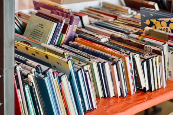 Boekverkoop in de Boekenweek