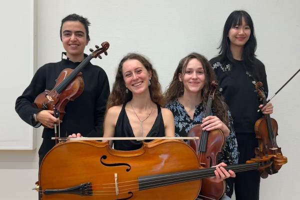 Talentvol jong strijkkwartet in Zaterdagmiddag Klassiek