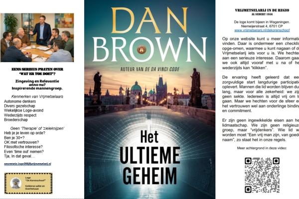 Open Avond over Dan Brown's "Het Ultieme Geheim"